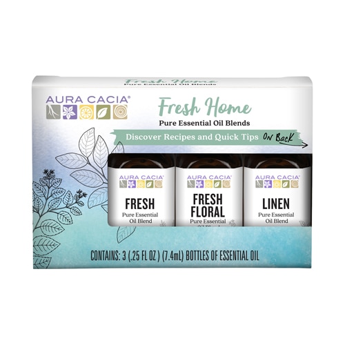 Aura Cacia Fresh Home Essential Oil Kit