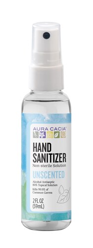 Aura Cacia Hand Sanitizer Unscented