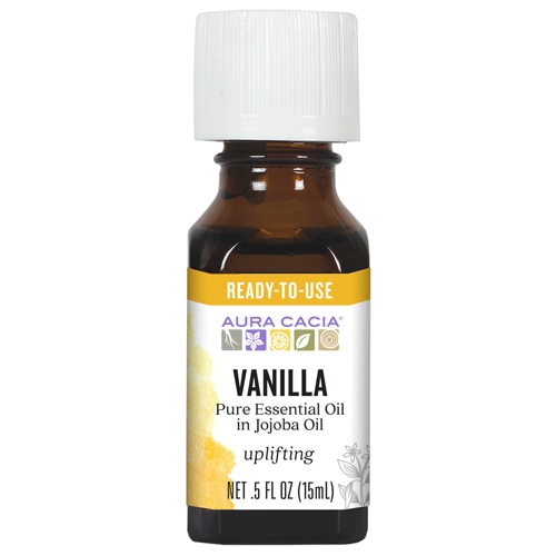 Aura Cacia Pure Essential Oil, Vanilla, Uplifting - 0.5 fl oz