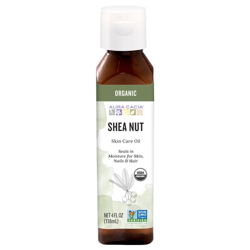 Aura Cacia Shea Nut Organic Skin Care Oil -- 4 fl oz