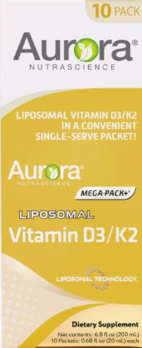 Aurora NutraScience Vitamin D3/K2 - 10 Pack