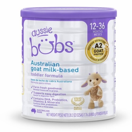 Aussie Bubs Australian Goat Milk-Based Toddler Formula -- 28.2 oz