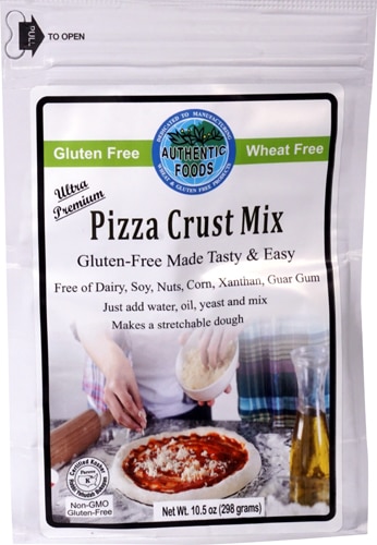 Authentic Foods Pizza Crust Mix -- 10.5 oz