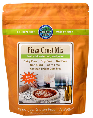 Authentic Foods Pizza Crust Mix Gluten Free -- 10 oz