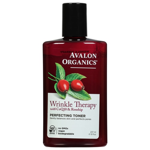 Avalon Organics Wrinkle Therapy Perfecting Toner -- 8 fl oz