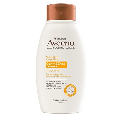 Aveeno Apple Cider Vinegar Blend Clarify & Shine Shampoo