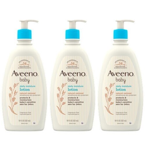 Aveeno Baby Daily Moisture Lotion - 3 Pack