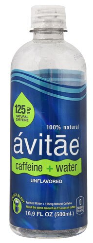 Avitae Natural Energy Water 125 mg Natural Caffeine Unflavored -- 16.9 fl oz
