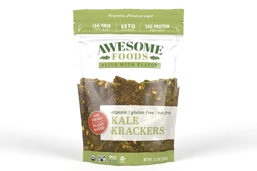Awesome Foods Organic Raw Kale Krackers Gluten Free