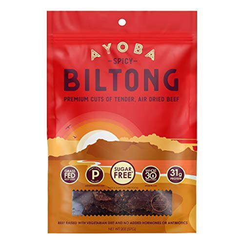 Ayoba Spicy Biltong Grass-Fed Beef Snack