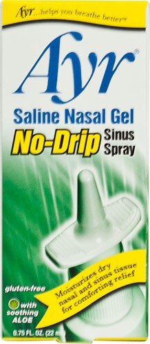 Ayr Saline Nasal Gel No-Drip Sinus Spray