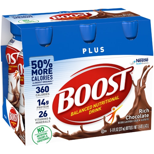 BOOST Complete Nutrition Drink Rich Chocolate -- 6 Pack
