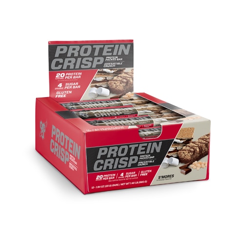 BSN Syntha-6® Protein Crisp Bar S'Mores -- 12 Bars - Vitacost