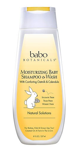 Babo Botanicals Moisturizing Baby Shampoo and Wash Oatmilk Calendula