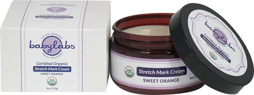 BabyLabs Organic Stretch Mark Cream Sweet Orange -- 4 oz