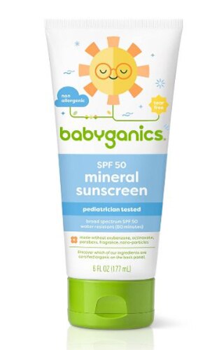 Babyganics Baby Sunscreen Lotion SPF 50 -- 6 fl oz