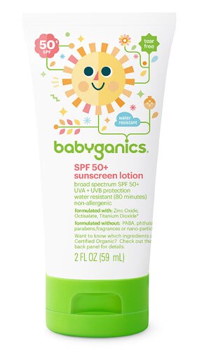 Babyganics Baby Sunscreen Lotion SPF 50 -- 2 fl oz