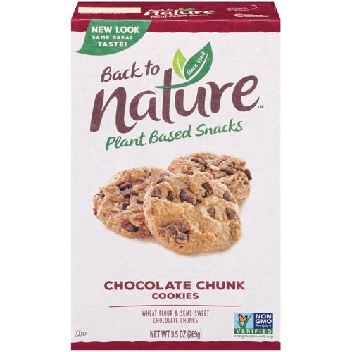 Back To Nature Cookies Chocolate Chunk -- 9.5 oz - Vitacost