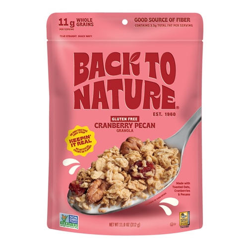 Back To Nature Gluten Free Granola Cranberry Pecan