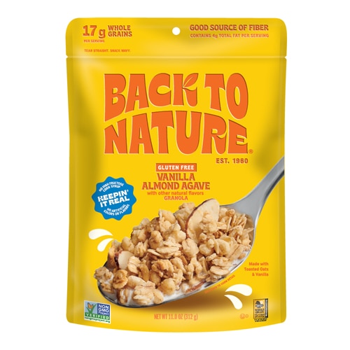 Back To Nature Gluten Free Granola Vanilla Almond Agave