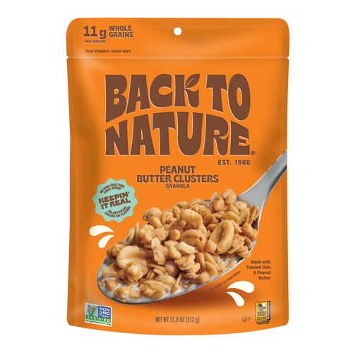 Back To Nature Granola Clusters Peanut Butter -- 11 oz