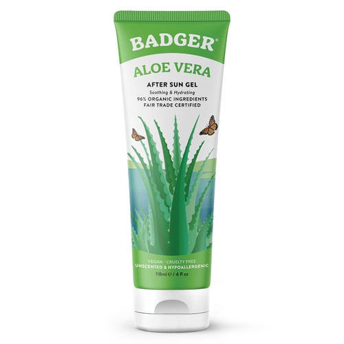 Badger Aloe Vera After Sun Gel -- 4 fl oz