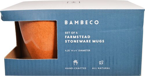 Bambeco Cereal Bowl Farmstead Terracotta -- 4 Mugs