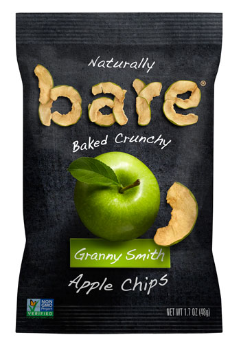 Bare Baked Crunchy Apple Chips Gluten Free Granny Smith -- 1.69 oz