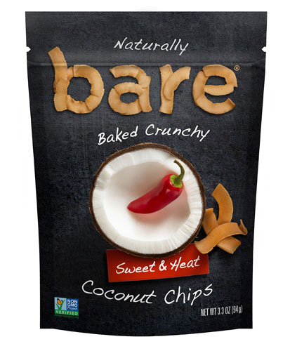 Bare Baked Crunchy Coconut Chips Sweet 'n Heat -- 3.3 oz