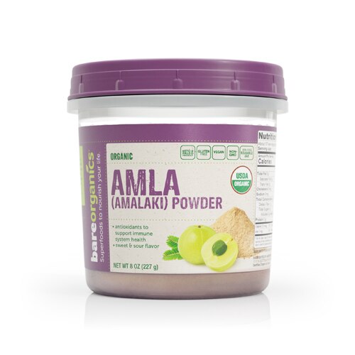 BareOrganics Amla Powder Raw -- 8 oz