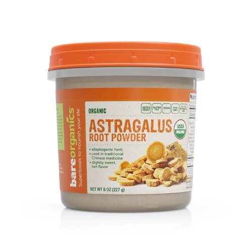 BareOrganics Astragalus Root Powder Raw -- 8 oz