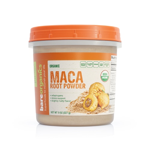 BareOrganics Maca Root Powder Raw -- 8 oz