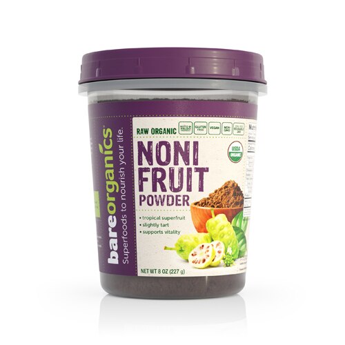 BareOrganics Noni Fruit Powder Raw -- 8 oz