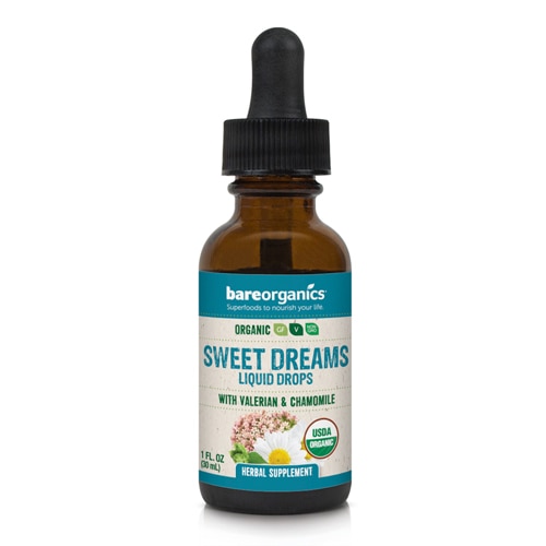 BareOrganics Sweet Dreams Liquid Drops Organic -- 1 fl oz
