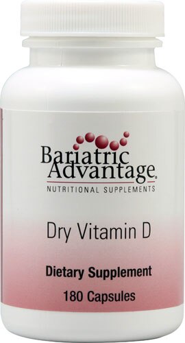 Bariatric Advantage Dry Vitamin D -- 180 Capsules