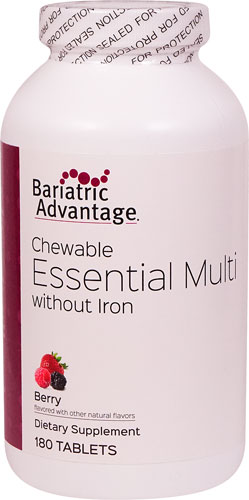 Bariatric Advantage Essential Multi without Iron Berry -- 180 Chewable Tablets