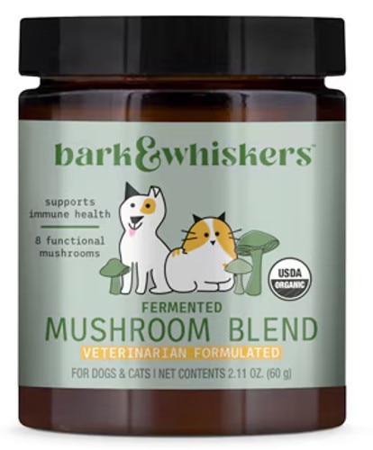 Bark & Whiskers Organic Fermented Mushroom Blend for Cats & Dogs