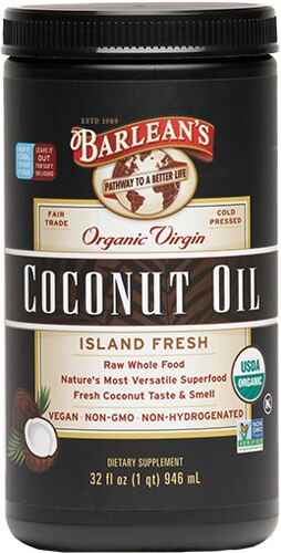 Barlean's Organic Virgin Coconut Oil Island Fresh