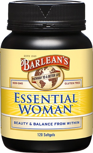 Barlean's The Essential Woman Supplement -- 1000 mg - 120 Softgels