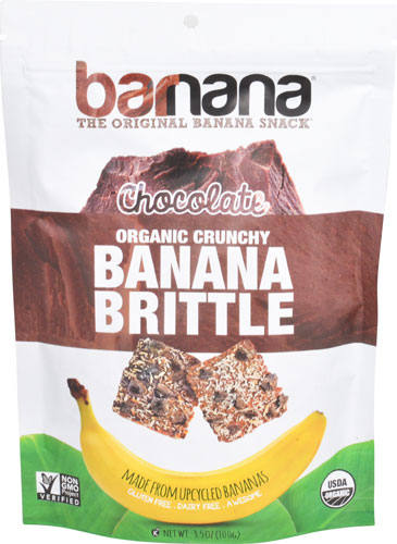 Barnana Organic Crunchy Banana Brittle Chocolate -- 3.5 oz