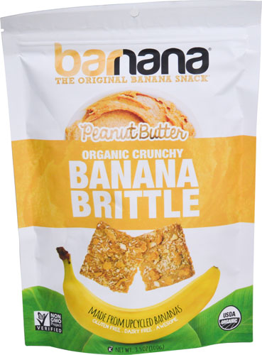 Barnana Organic Crunchy Banana Brittle Peanut Butter -- 3.5 oz