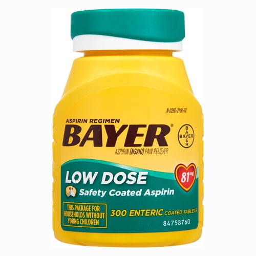 Bayer Low Dose Safety Coated Aspirin