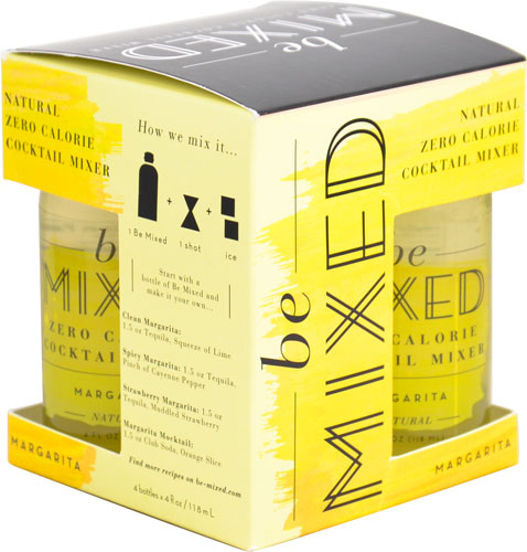 Be Mixed Natural Zero Calorie Cocktail Mixer Margarita -- 4 Bowl