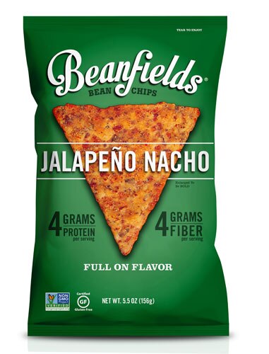 Beanfields Bean &amp; Rice Chips Gluten Free Jalapeno Nacho -- 5.5 oz