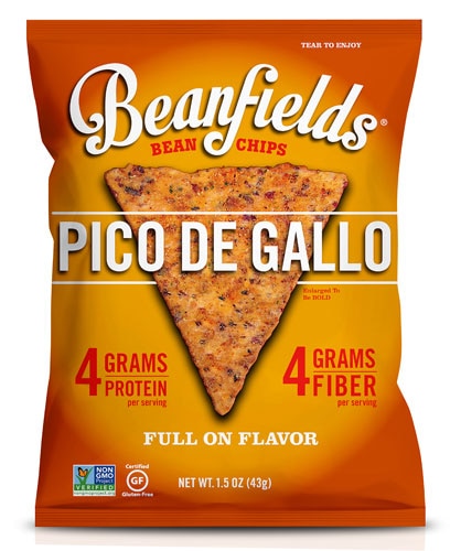 Beanfields Bean &amp; Rice Chips Gluten Free Pico De Gallo -- 1.5 oz