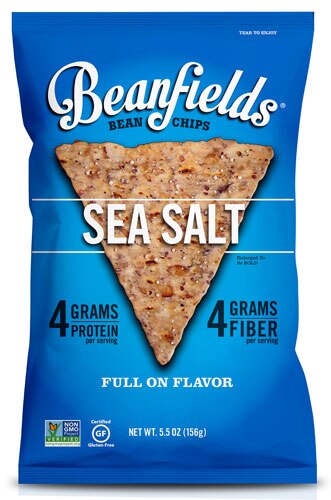 Beanfields Bean &amp; Rice Chips Gluten Free Sea Salt -- 5.5 oz