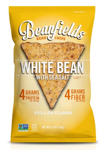 Beanfields White Bean &amp; Rice Chips Gluten Free Sea Salt -- 5.5 oz