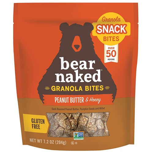Bear Naked Granola Bites Gluten Free Peanut Butter & Honey -- 7.2 oz