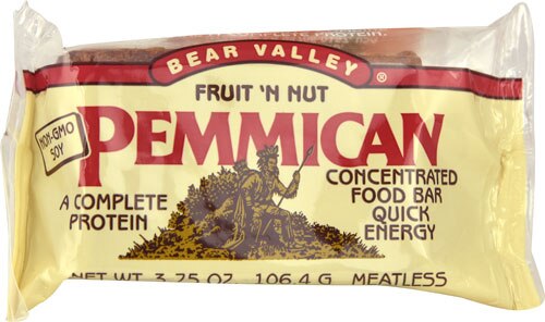 Bear Valley Pemmican Concentrated Food Bar Fruit 'N Nut -- 3.75 oz