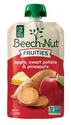 Beech-Nut Fruities Stage 2 Apple Sweet Potato Pineapple